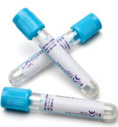 Produkt Vakuumrör koagulation, ljusblå, 5/2,7mL med Na-citrat